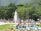 函館公園の水遊び