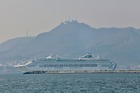 「サンプリンセス」函館港へ入港です。